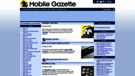What Mobilegazette.com website looks like in 2024 