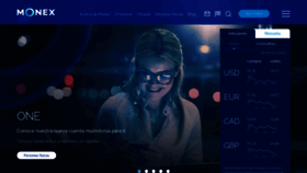 What Monex.com.mx website looked like in 2024 (1 year ago)