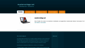 What Mustervorlage.net website looks like in 2024 