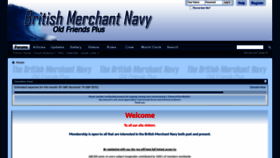 What Merchant-navy.net website looks like in 2024 