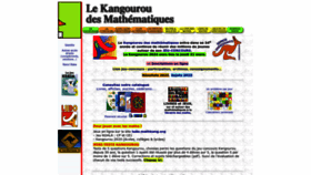 What Mathkang.org website looks like in 2024 