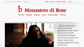 What Monasterodibose.it website looks like in 2024 