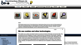 What Maschinenbau-wissen.de website looks like in 2024 