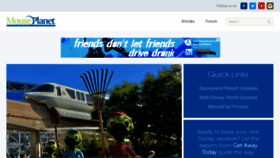 What Mouseplanet.com website looks like in 2024 