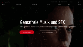 What Musicfox.com website looks like in 2024 