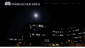 What Maerkischer-kreis.de website looks like in 2024 