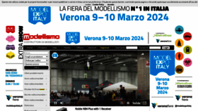What Modellismo.it website looked like in 2024 (1 year ago)