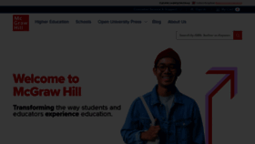 What Mcgraw-hill.co.uk website looks like in 2024 