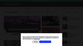 What Musicmatter.co.uk website looks like in 2024 