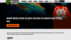 What Milieudefensie.nl website looks like in 2024 