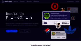 What Mindsumo.com website looks like in 2024 