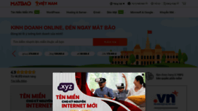 What Matbao.net website looks like in 2024 