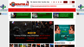 What Moderator.az website looks like in 2024 