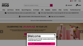 What Mamamio.com website looks like in 2024 