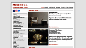 What Merrellpublishers.com website looks like in 2024 