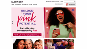 What Marykay.com website looks like in 2024 