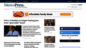 What Mercopress.com website looks like in 2024 