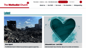 What Methodist.org.uk website looks like in 2024 