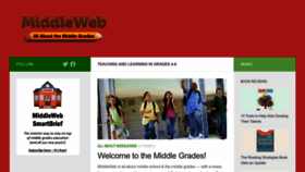 What Middleweb.com website looks like in 2024 