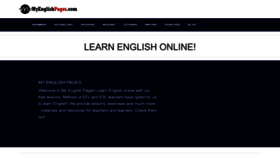 What Myenglishpages.com website looks like in 2024 