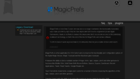 What Magicprefs.com website looks like in 2024 