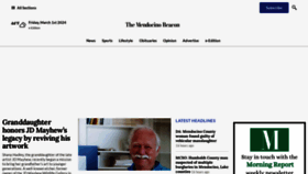 What Mendocinobeacon.com website looks like in 2024 