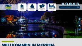 What Meppen.de website looks like in 2024 