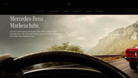 What Mercedes-benz-clubs.com website looks like in 2024 