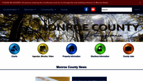 What Monroecountypa.gov website looks like in 2024 