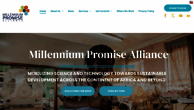 What Millenniumpromise.org website looks like in 2024 