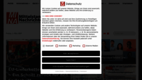 What Mittelstand-nachrichten.de website looked like in 2024 (2 years ago)