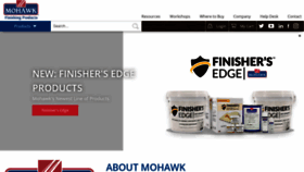 What Mohawk-finishing.com website looks like in 2024 