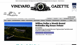 What Mvgazette.com website looks like in 2024 