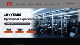 What Mhgarments.com website looks like in 2024 