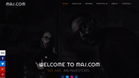 What Maj.com website looks like in 2024 