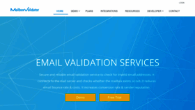 What Mailboxvalidator.com website looks like in 2024 