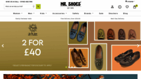 What Mr-shoes.co.uk website looks like in 2024 