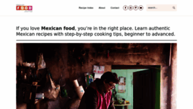 What Mexicanfoodjournal.com website looks like in 2024 