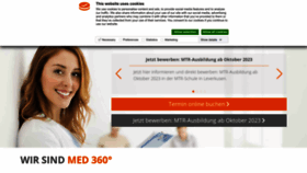 What Med360grad.de website looks like in 2024 
