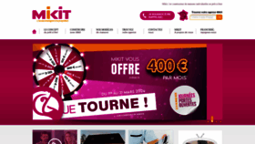 What Mikit.fr website looks like in 2024 