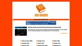 What Mon-annuaire.com website looks like in 2024 