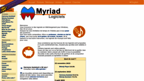 What Myriad.fr website looks like in 2024 