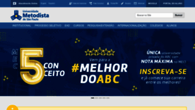 What Metodista.br website looks like in 2024 