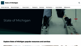 What Mi.gov website looks like in 2024 