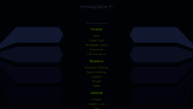 What Movieplace.in website looks like in 2024 