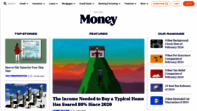 What Money.com website looks like in 2024 