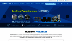What Mornsun-power.com website looks like in 2024 
