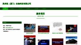 What Meily01.com website looks like in 2024 