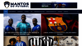 What Mantosdofutebol.com.br website looks like in 2024 