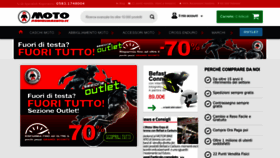 What Motoabbigliamento.it website looks like in 2024 